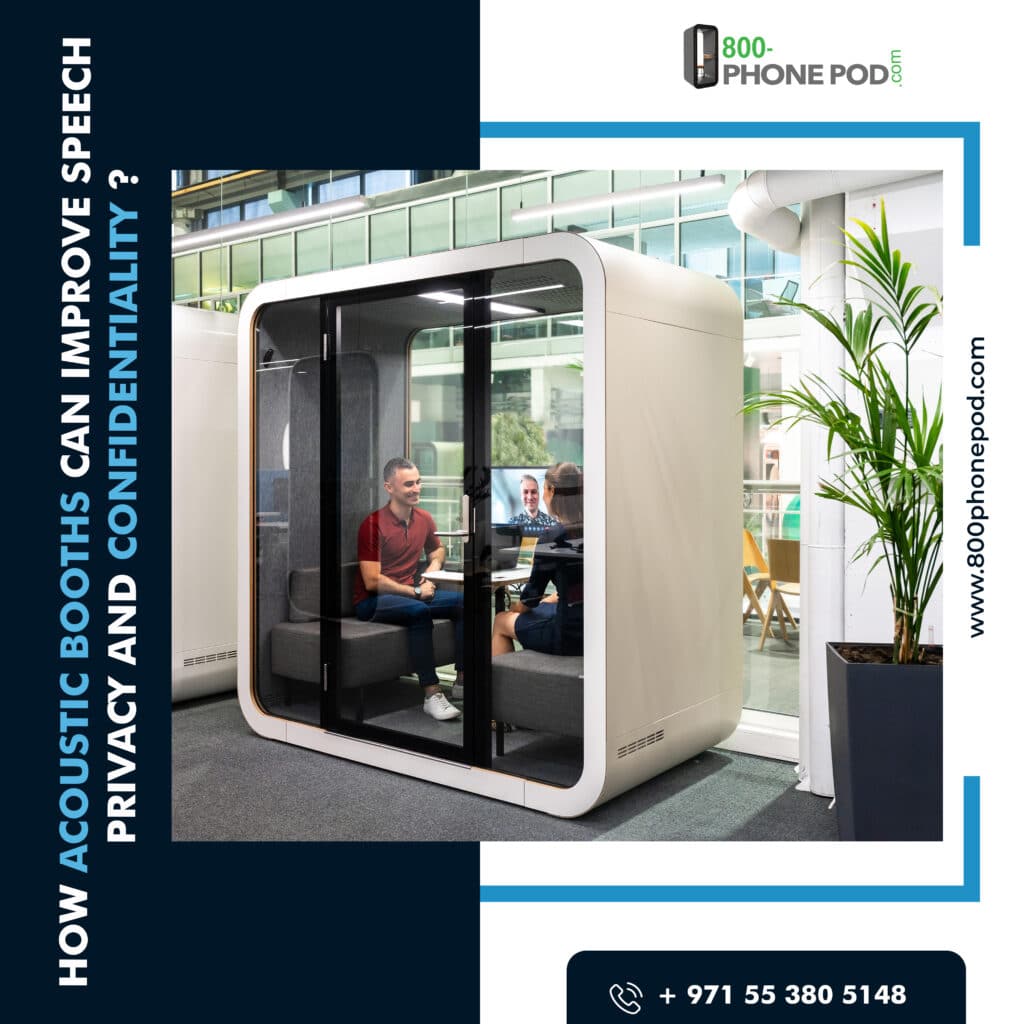 How Acoustic Booths Can Improve Speech Privacy and Confidentiality