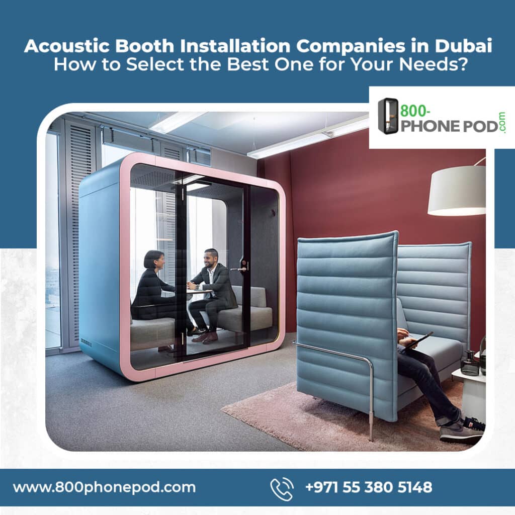 Looking for the best acoustic booth installation company in Dubai? Discover 800Phonepod - your trusted partner for high-quality solutions and exceptional customer satisfaction.