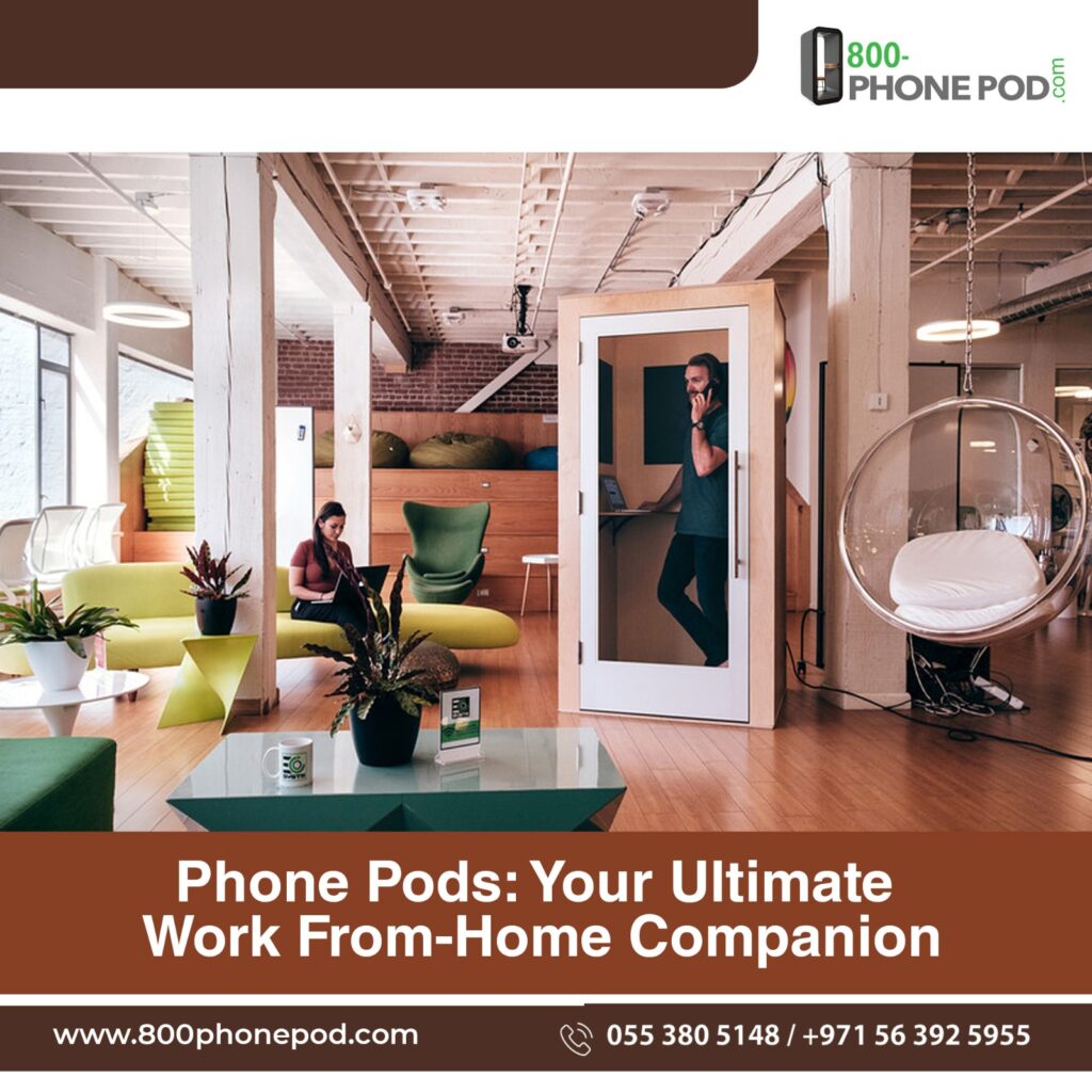 Enhance your work-from-home experience with phone pods. Create a dedicated workspace for optimal productivity. Call us for ultimate solution.