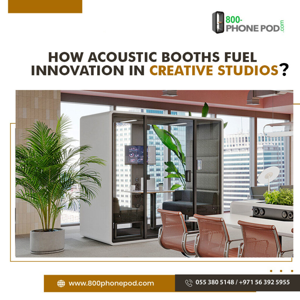 Cultivate innovation in Dubai's creative studios with acoustic booths. Explore how these soundproof sanctuaries fuel imagination and collaboration. Contact us for transformative solutions.