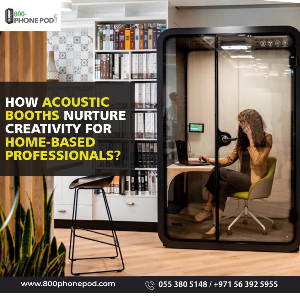 Struggling to stay creative while working from home? Discover how acoustic booths nurture your creativity in a distracting environment. Get inspired now!