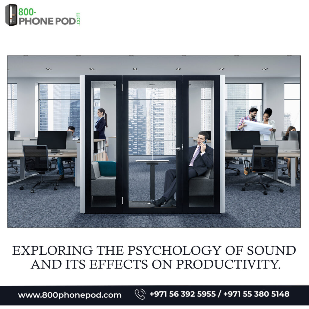 Unlock workplace productivity secrets with our Blog on sound psychology! Discover how to boost your focus & performance with 800Phonepod's Silent Pods & Meeting Booths.