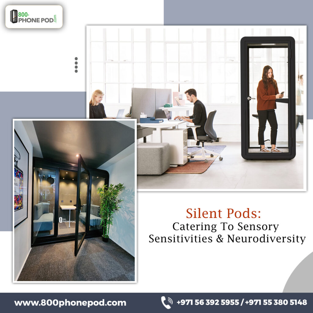 Discover how silent pods cater to sensory sensitivities and neurodiverse needs, creating inclusive spaces for all. Explore more with 800Phonepod!