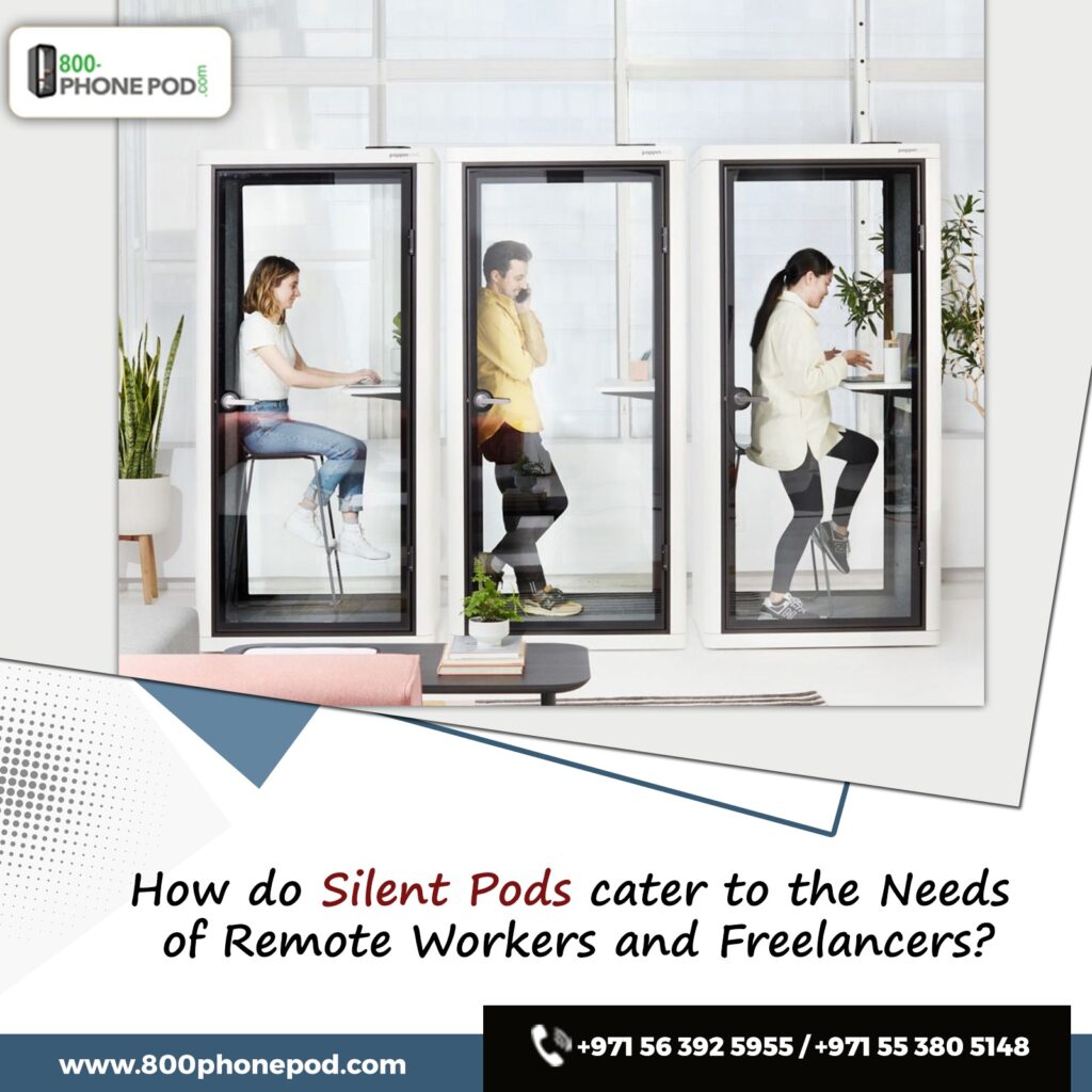 Discover the versatility of silent pods for remote work and freelancing. Explore how 800Phonepod's solutions cater to diverse needs in Dubai's dynamic work landscape.