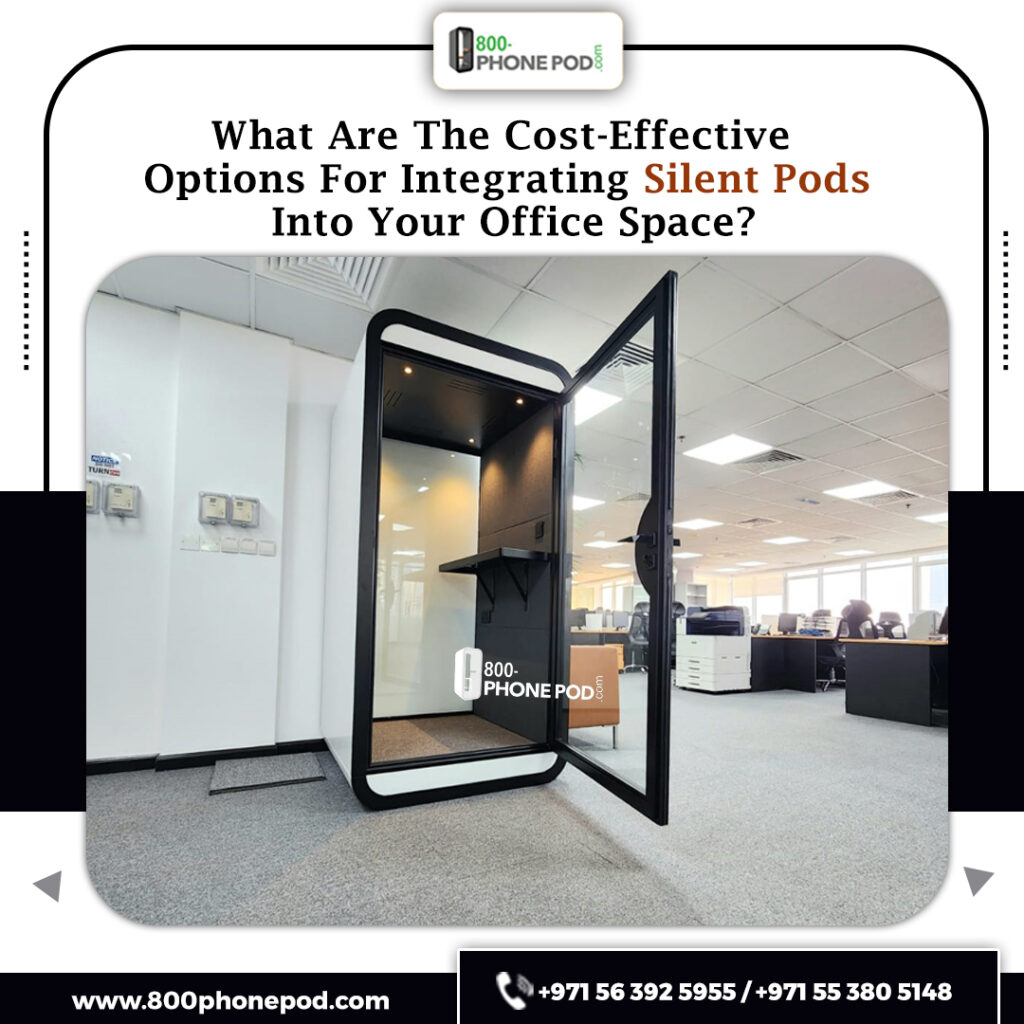 Explore Cost Effective ways to integrate silent pods into your office environment with 800Phonepod. Enhance productivity in tranquil workspaces. Call us today!